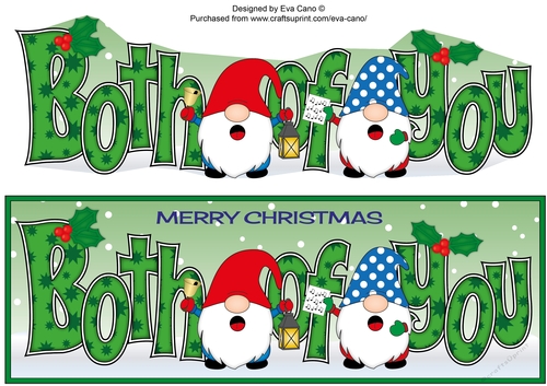 Carol singing Christmas Gnomes BOTH OF YOU large dl