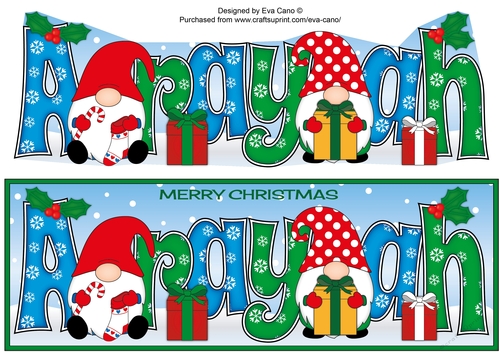 Christmas Gnomes with presents ARAYAH large dl