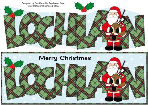 Scottish Santa LOCHLAN large dl