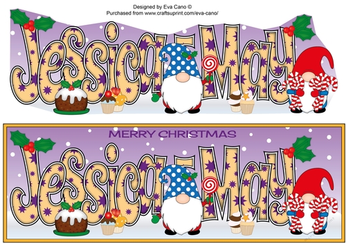 Christmas Gnomes with sweets JESSICA-MAY large dl