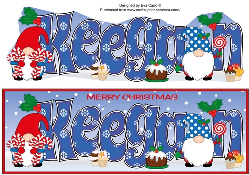 Christmas Gnomes with sweets KEEGAN large dl