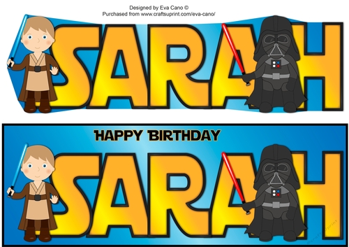 Star Wars themed SARAH large dl