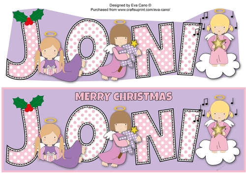 Christmas Angels JONI large dl