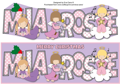 Christmas Angels MIA ROSE large dl