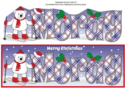 Monty Polar Bear Skiing MORAG large dl