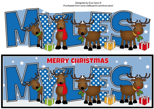 Rudolf & Friends MYLES large dl