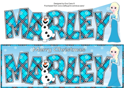 Christmas Snow Princess MARLEY large dl