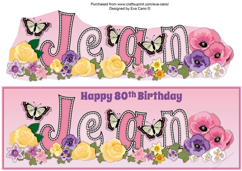 Flower Blossom JEAN 80th large dl