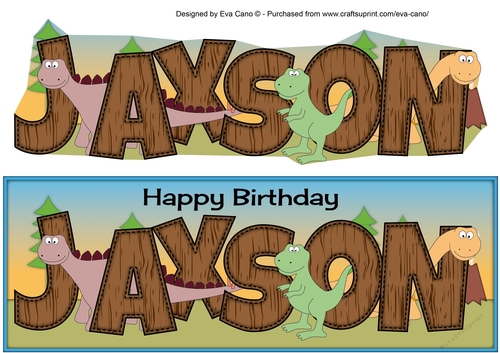 Dinosaurs JAXSON large dl