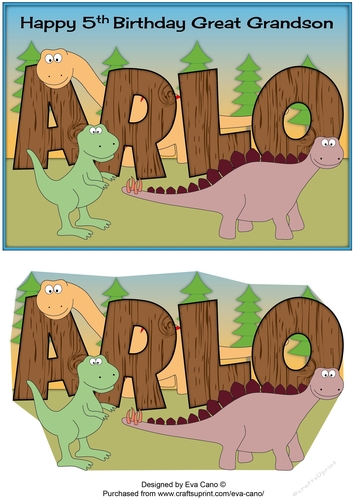 Dinosaurs ARLO 5th Great Grandson a5