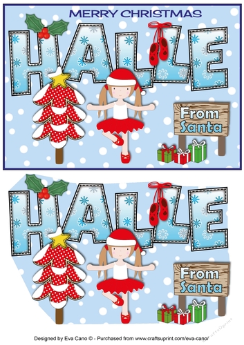 Christmas Ballerina HALLE A5