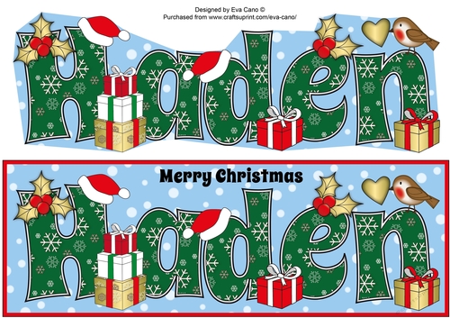 Christmas HADEN large dl 