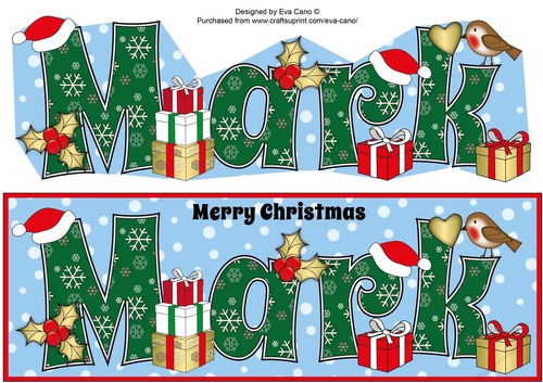 Christmas MARK large dl 