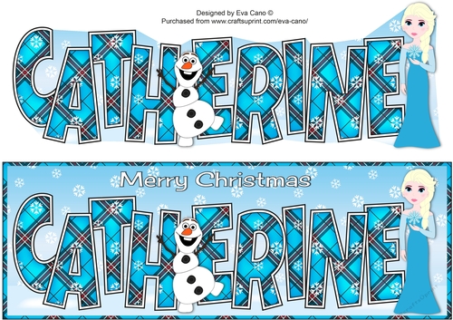 Christmas Snow Princess CATHERINE large dl