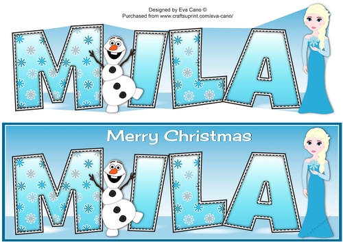 Christmas Snow Princess MILA large dl
