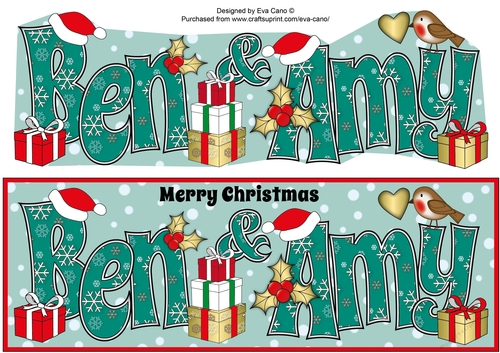 Christmas BEN & AMY large dl