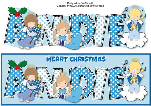 Christmas Angels ANDIE large dl