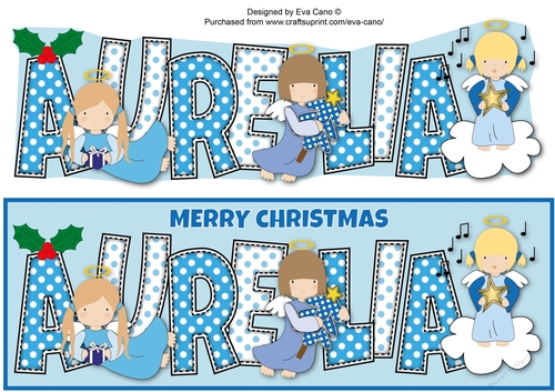 Christmas Angels AURELIA large dl