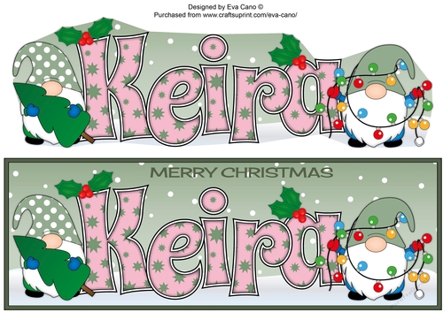 Christmas Gnomes with decorations KEIRA large dl