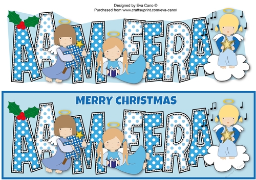 Christmas Angels AAMEERA large dl