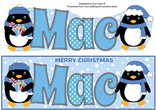 Christmas Penguins MAC large dl
