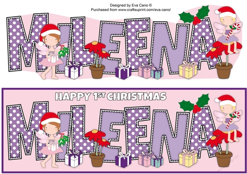 Christmas Fairies MILEENA 1st large dl