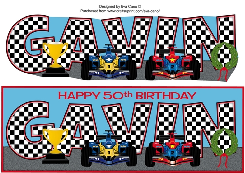 Formula 1 GAVIN 50th large dl