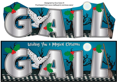 Christmas Wizard & Magic GAIL large dl 2