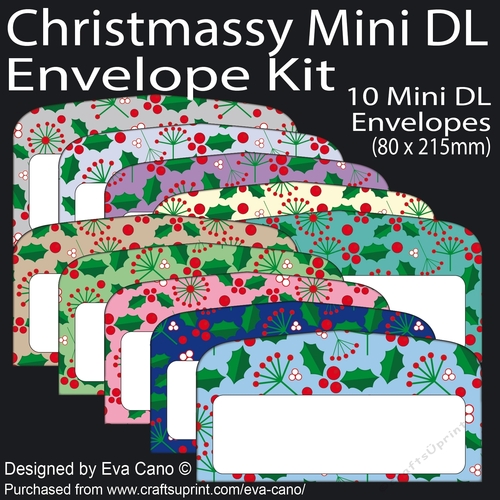 Christmassy Mini DL Envelope Kit