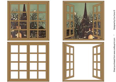 Christmas Window Scene Toppers 7