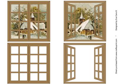 Christmas Window Scene Toppers 9