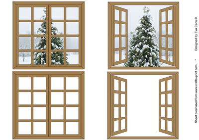 Christmas Window Scene Toppers 11