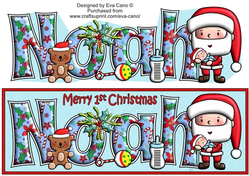 Jolly Santa First Christmas NOAH large dl
