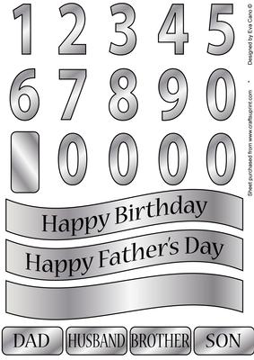 Football Fan Over the Edge Tags (silver)