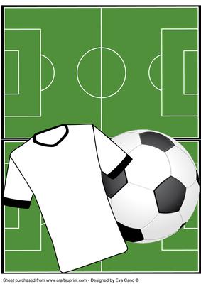 Football Fan Over the Edge (white) 2
