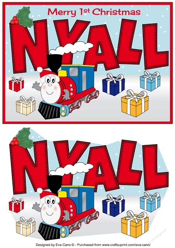 1st Christmas Terry the Train NYALL A5