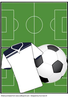 Football Fan Over the Edge (white) 3