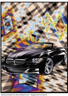 Black Bmw Over the Edge