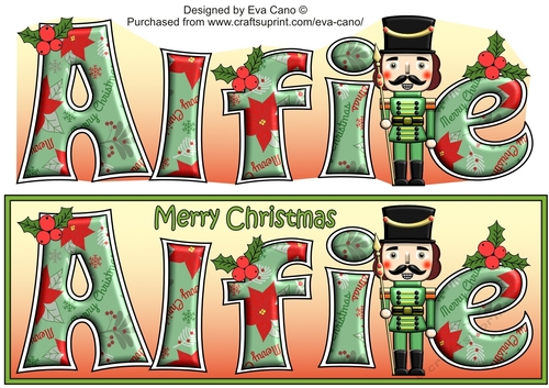 Christmas Nutcracker with lance ALFIE large dl