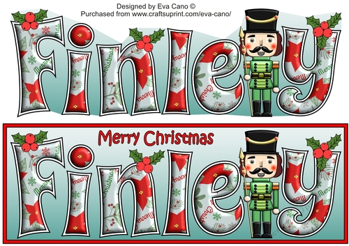 Christmas Nutcracker with lance FINLEY large dl