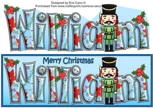 Christmas Nutcracker with lance WILLIAM large dl