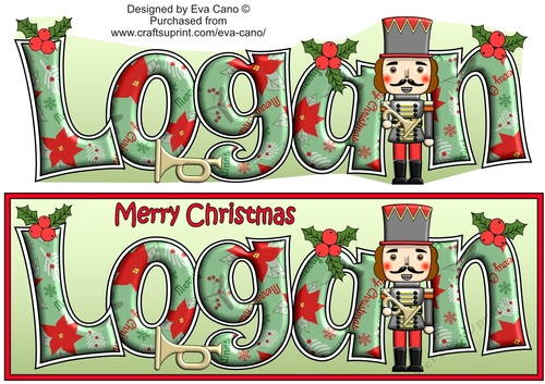 Christmas Nutcracker with bugle LOGAN large dl
