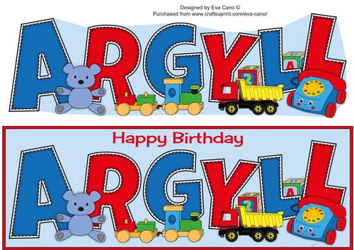 Toys ARGYLL large dl