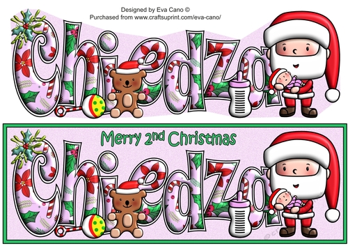 Jolly Santa 2nd Christmas CHIEDZA large dl