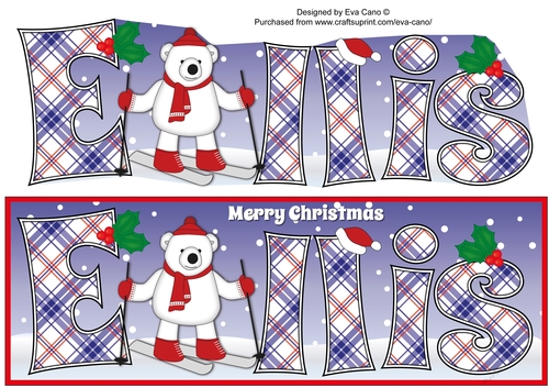 Monty Polar Bear Skiing ELLIS large dl