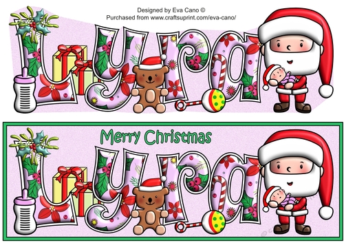 Jolly Santa with baby LYRA large dl