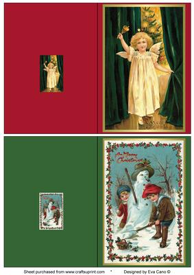 Vintage Christmas Notelets 1