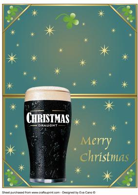 Mine's a Pint for Christmas - Blue