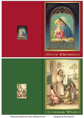 Religious Christmas Notelets 1