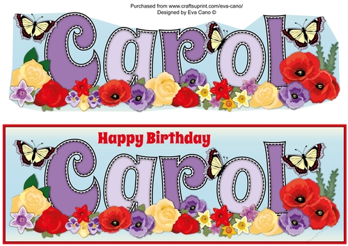 Flower Blossom CAROL large dl